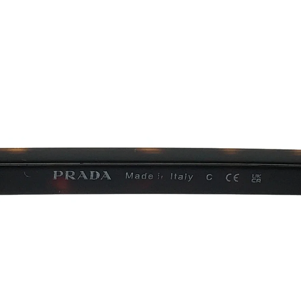 Prada Eyeglasses Frames VPRB53 5AK-1O1 Gold Tortoise Round Full Rim 49-20-145